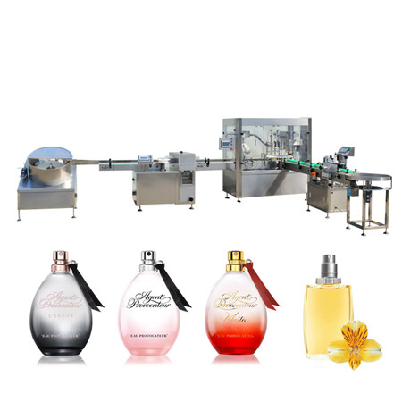 Mesin Pengisi Minyak Esensial Mawar Botol Pengisi Parfum Linear Jar Liquid Filler