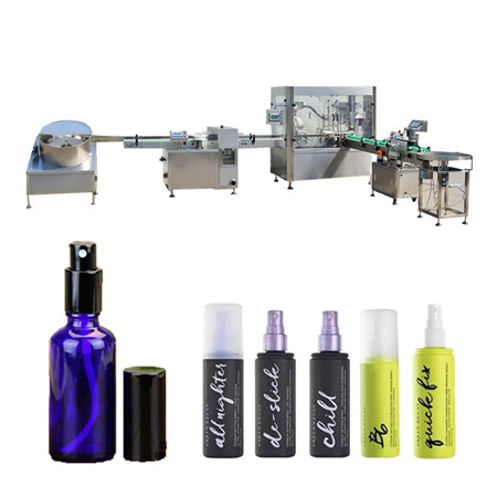 Parfum otomatis kecil mesin pengisian botol kaca minyak esensial kosmetik