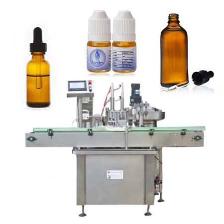 Mesin Pelabelan Capping Otomatis Mengisi Minyak E-Liquid Vapping Untuk Botol Amber 15ml 20ml 50ml
