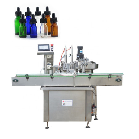 Harga Terbaik Stainless Steel Rotary Powder Liquid Oil Filling Capping Labeling Machine