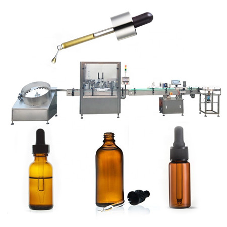 Auto Eye Drop Mengisi Line Produksi Mesin 30ml e botol parfum tetes mata cair mengisi mesin pabrik