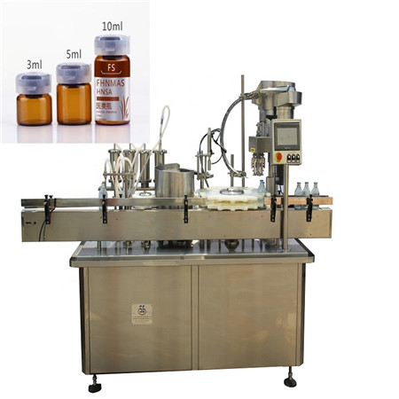 Mesin pengisian monoblock Mesin pengisian dan pembatasan pembilasan otomatis untuk saluran pengisian semprotan parfum