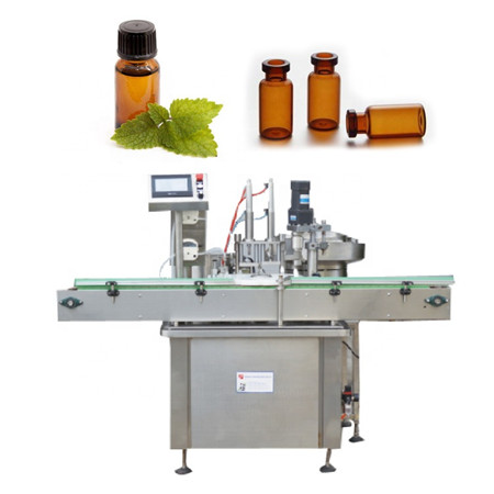 tabung plastik / botol semprot botol kaca JB-YX4 otomatis 10ml 15ml eliquid filling capping machine