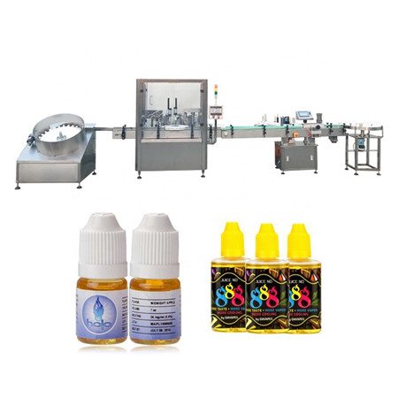 Penjualan langsung pabrik mesin pengisian e-liquid botol kecil untuk e-cig