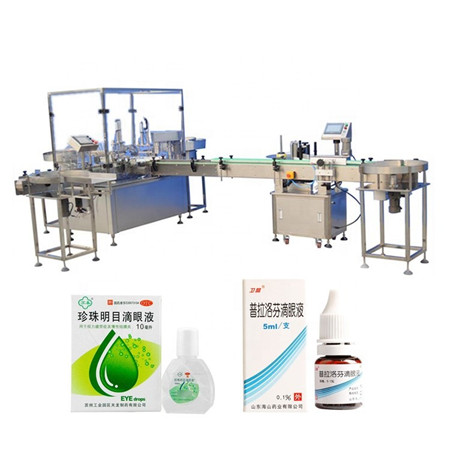 Mesin Pengisian dan Pembatasan Cairan Kubilose / sirup / nutrisi oral otomatis dari Shanghai