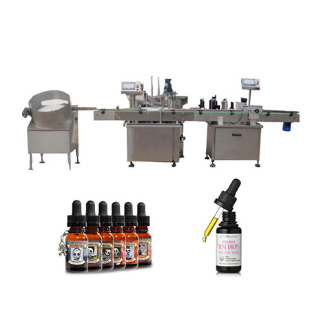 Kontrol Tingkat Kecepatan Tinggi atas meja parfum minyak esensial cat kuku minyak makanan mesin pengisian otomatis kecil